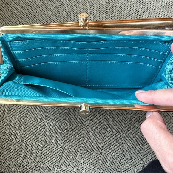 HOBO INTERNATIONAL LAUREN Wallet Vintage Leather Clutch - Picture 10 of 10